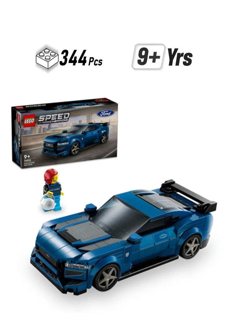 LEGO Speed Champions Ford Mustang Dark Horse Sports Car 76920 (344) Pieces