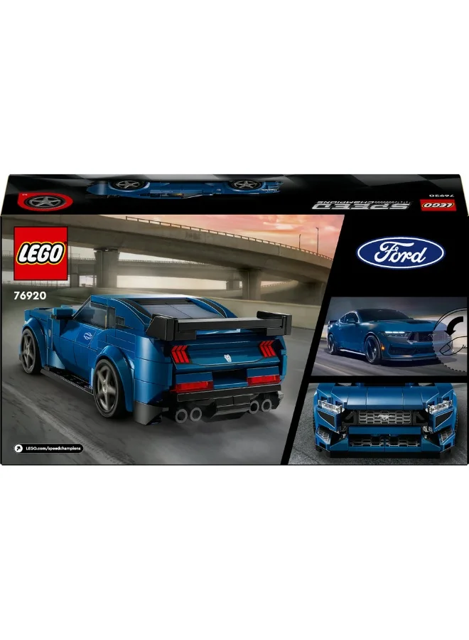 LEGO Speed Champions Ford Mustang Dark Horse Sports Car 76920 (344) Pieces