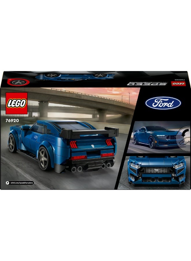 Speed Champions Ford Mustang Dark Horse Sports Car 76920 (344) Pieces