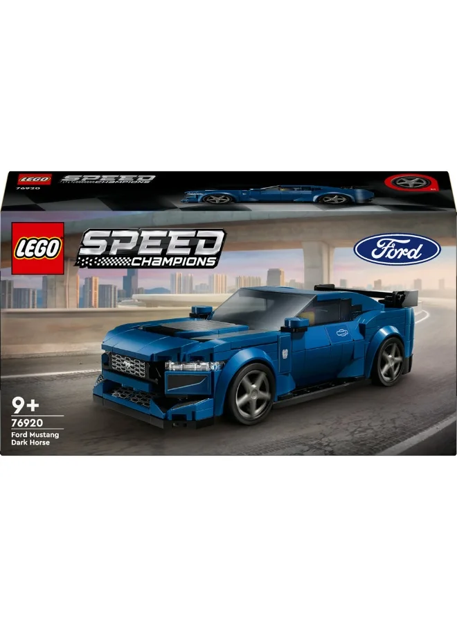 LEGO Speed Champions Ford Mustang Dark Horse Sports Car 76920 (344) Pieces