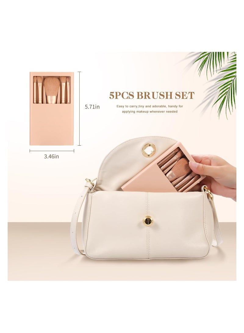 عام مجموعة فرش مكياج للسفر، فرش مكياج بحجم السفر، مجموعة فرش مكياج صغيرة للسفر، حقيبة سفر لفرش الماكياج، مجموعة فرش مكياج صغيرة للسفر، مجموعة فرش مكياج للسفر - Image 5