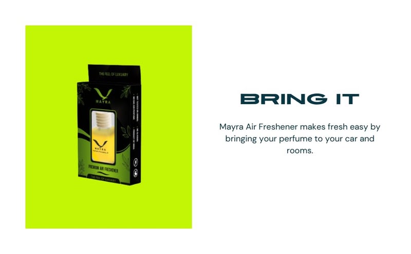 Raxon Innovation MAYRA Air Freshener For Car/Car Perfumes/Long Lasting Good Smell Essential Oils Bottle with Wooden Lid (12ml) (Vanilla) - Image 5