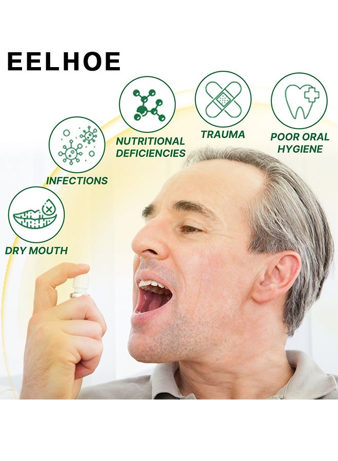EELHOE Tongue Repair Spray,Mouth Repair Spray Repairs White Tongue Coating, Tongue Care Spray, Portable Mouth Spray, Mouthwash Spray, Freshens Breath, Eliminates Bad Breath 30ml - Image 4