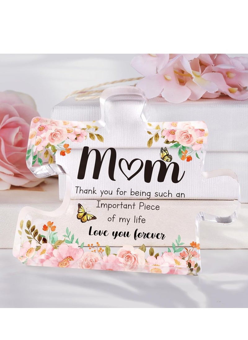 Gifts for Mom, Delicate Mom Birthday Gifts from Daughter Son, Engraved Acrylic Block Puzzle Piece 3.9 x 3.3 inch, Mothers Day Birthday Gifts for Mom, 1 Pcs - pzsku/Z1338E9490763A1B5FCCFZ/45/_/1714122121/68657eb6-a9fc-44ea-b7e5-f4020cadb10f