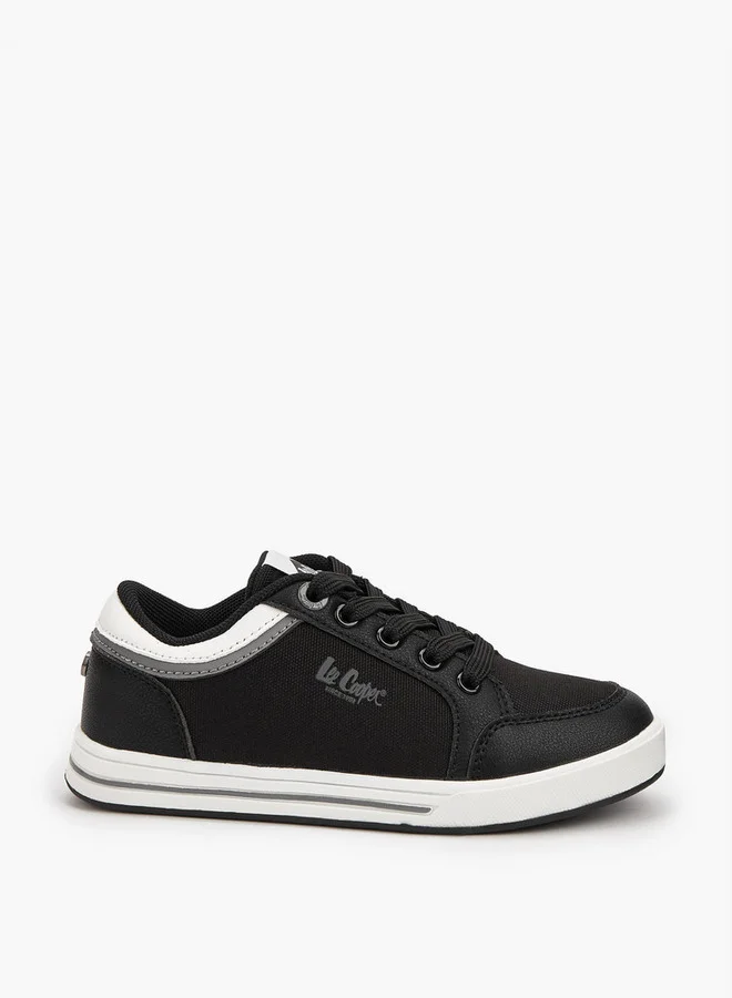 Lee Cooper Boys' Panelled Lace-Up Sneakers