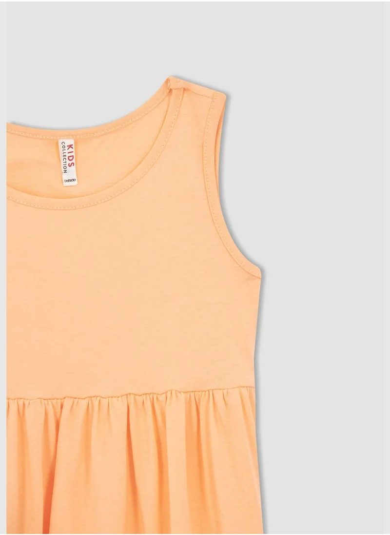 ديفاكتو Regular Fit Sleeveless Midi Dress