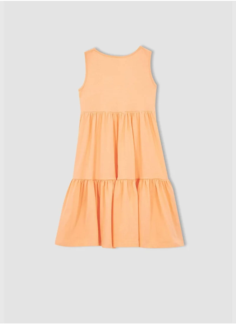 ديفاكتو Regular Fit Sleeveless Midi Dress