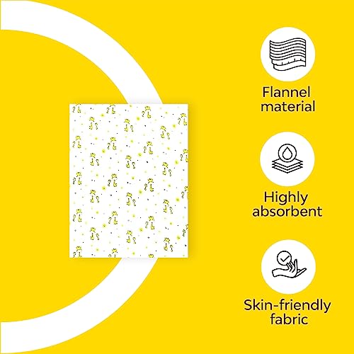 MY NEWBORN by 10 CLUB 100% Organic Muslin Swaddle for New Born Baby | Set of 2 | Baby Swaddle Wrap for New Born | Baby Towel | Baby Wrapper | Soft Cotton | Baby Shower Gift - Image 3