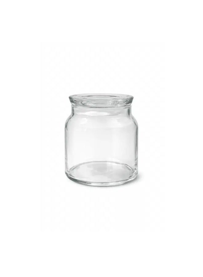 باساباتشي Pasabahce Kitchen Club Glass Storage Jar 575ml – Airtight Clear Glass Container with Lid, 10.5cm Height, 8.5cm Diameter – Made in Turkey - Image 2