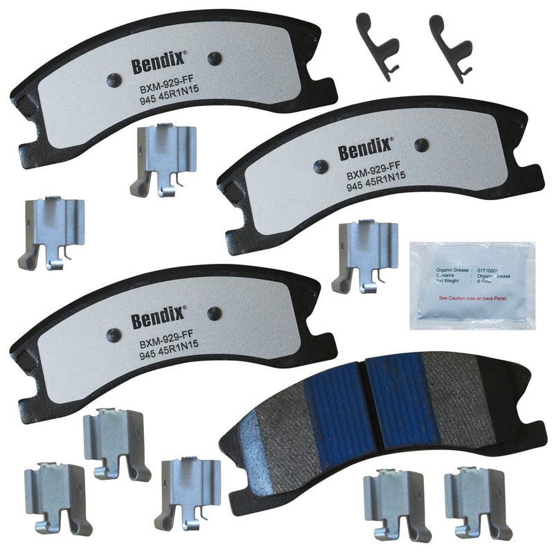 Bendix Fleet Metlok MKD945FM Semi-Metallic Front Brake Pads for Jeep Grand Cherokee 2004-1999 - Image 5