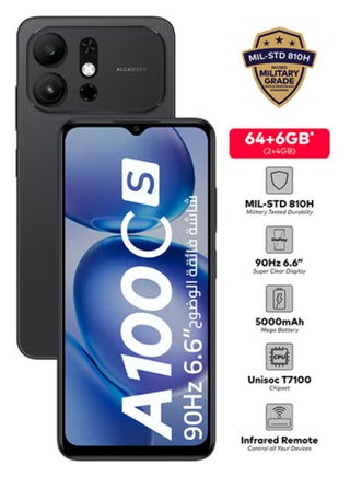 A100Cs Natural Black 2+4GB RAM 64GB 4G - Middle East Version - view 4
