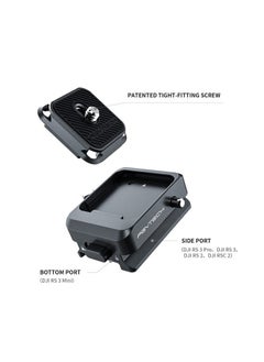 PGYTECH Camera Quick Release Plate with Clamp for DJI Ronin Stabiliser, Arca Swiss Quick Release Plate Compatible with DJI RS3 Mini/DJI RS 3 Pro/RS 3/RS 2/DJI RSC 2  - Image 1