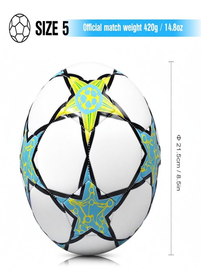REGAIL Soccer Ball Size 5 Explosion-proof Soccer Ball Youth and Adults Training Competition Soccer Inflatable - Image 3