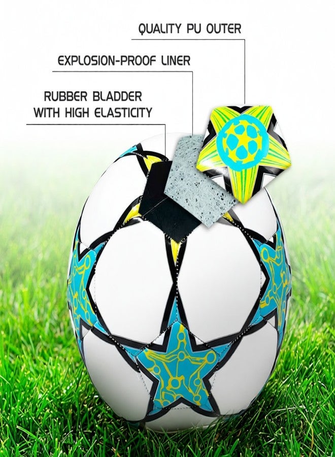 REGAIL Soccer Ball Size 5 Explosion-proof Soccer Ball Youth and Adults Training Competition Soccer Inflatable - Image 2