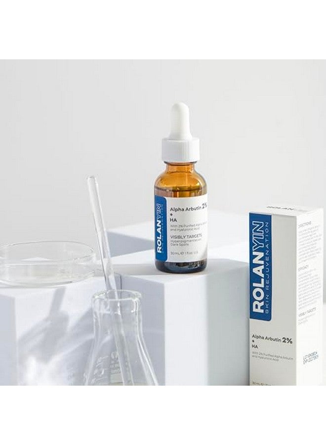 رولانين سيروم الوجه ROLANYIN Alpha Arbutin 2% + HA يقلل من البقع الداكنة ويوحد لون البشرة ويرطب بعمق ويقاوم الشيخوخة ويصلح البشرة ويحسن ملمسها - Image 3