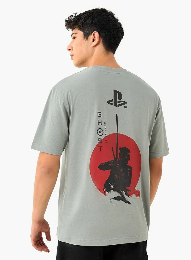 Printed Crew Neck T-shirt