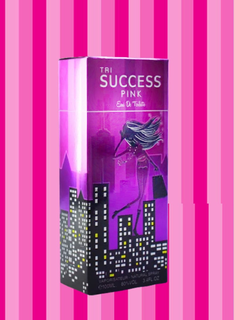 TRI 2 Pieces Success Pink 100 Ml EDT - Image 2