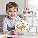 EVERICH TOY Paint Your Own Soccer Ball with Markers Toddler Arts and Crafts Kits Soccer Gifts for Boys Girls Size 3 Dinosaur Toys Coloring Soccer Ball Easter Basket Stuffers Gifts for Kids 3 4 5 68 - Image 4
