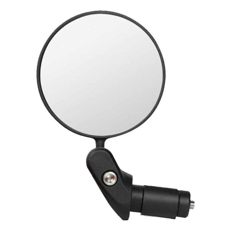 Adjustable 360 Degree Folding Bike Bar End Mirror for Mountain and Road Bicycles Black - Image 2