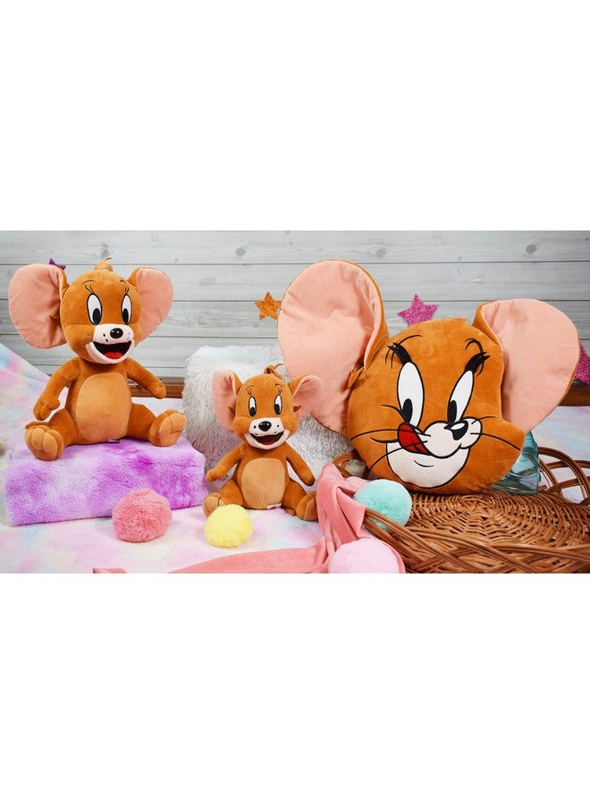 Mirada Brown Plush Stuffed Cute Licensed Sitting Jerry Soft Toy - 25Cm - Image 5