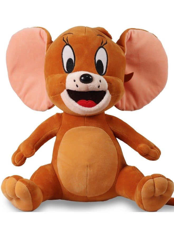 Mirada Brown Plush Stuffed Cute Licensed Sitting Jerry Soft Toy - 25Cm - Image 1
