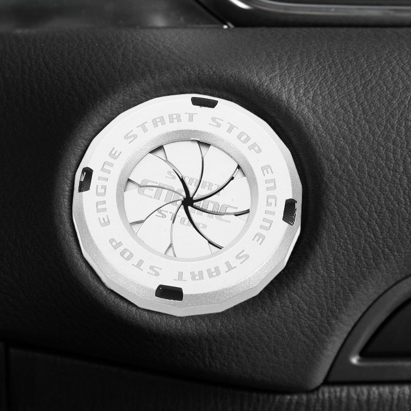 Push To Start Button Cover: Car Button Cover - Stylish Push-To-Start Protector For Cars & Motorcycles - Ignition Switch Decoration - Image 4