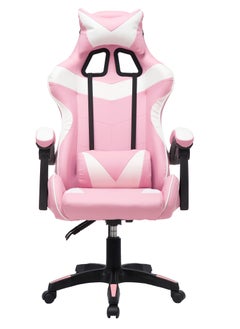 Funz Gaming Chair Office Chair Ergonomic High Back Gaming Chairs Reclining & Height Adjustable Computer Chair with Neck and Lumbar Support Comfortable Chairs Pink  - Image 1