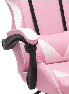 Funz Gaming Chair Office Chair Ergonomic High Back Gaming Chairs Reclining & Height Adjustable Computer Chair with Neck and Lumbar Support Comfortable Chairs Pink  - Image 4