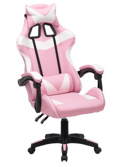 Funz Gaming Chair Office Chair Ergonomic High Back Gaming Chairs Reclining & Height Adjustable Computer Chair with Neck and Lumbar Support Comfortable Chairs Pink  - Image 5
