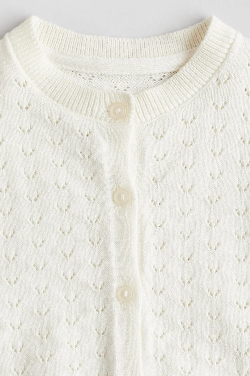 اتش اند ام كارديجان محبوك بنقشة نقطية