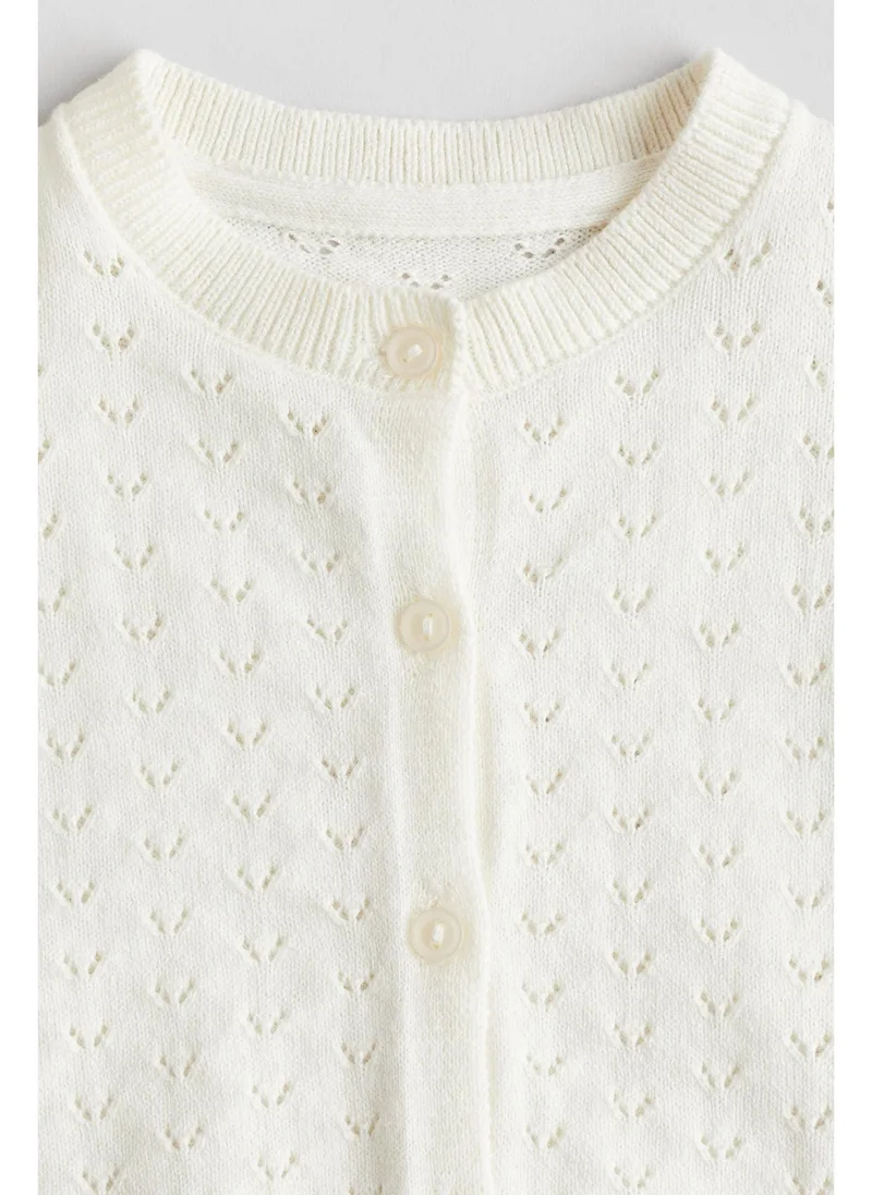 H&M Pointelle-knit cardigan
