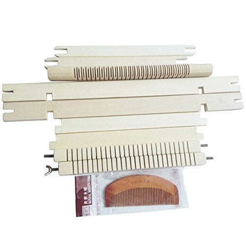 MIKIMIQI Wooden Multi-Craft Weaving Loom Large Frame 9.85 x 15.75 x 1.3inches to Handcraft for Kids - Image 5