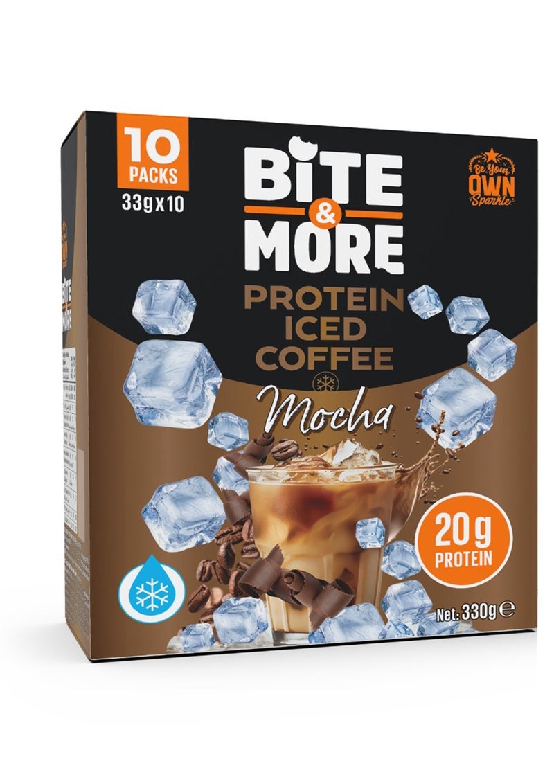 Bite & More Bite & More Protein Iced Coffee Mocha Flavour 10x33g 330g 