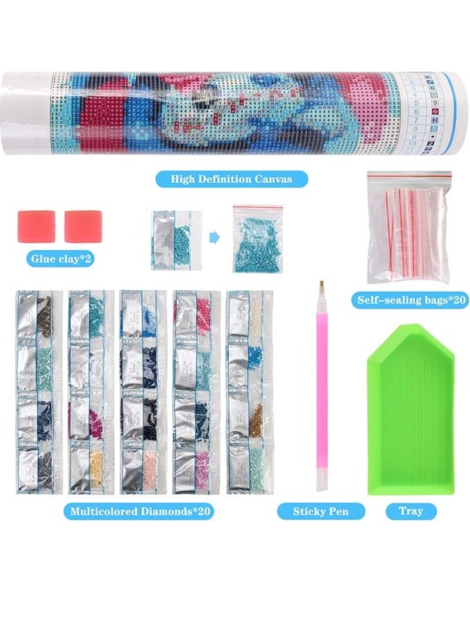 DIY Diamond Painting Material Kit High Quality Full Diamond Diamond Painting Kit Multi-Color Suitable for Adults and Children - Image 2