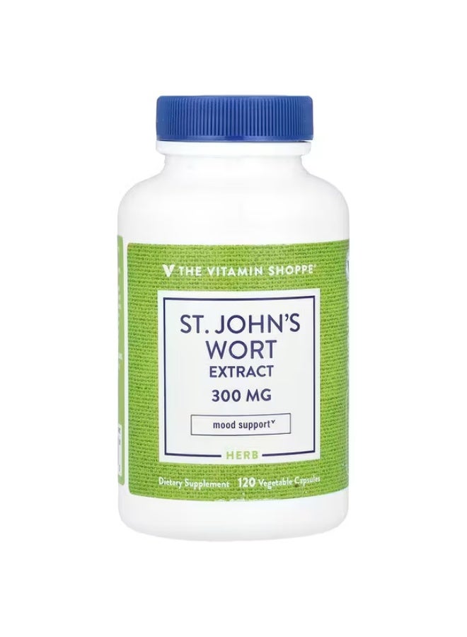 ذا فيتامين شوب فيتامين شوب، مستخلص نبتة سانت جون، 300 ملغ، 120 كبسولة نباتية
