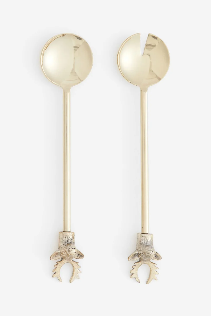 H&M Metal salad servers