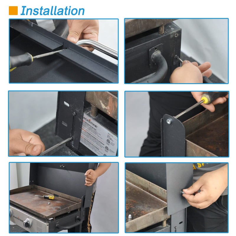 BBQration Upgrade Hinged Lid for Blackstone 36 inch Griddles, Griddle Hard Cover Flat Top Lid for Blackstone 36" Griddle 1554 1863 1825 1818 Grill Hood for Black Stone - Image 2