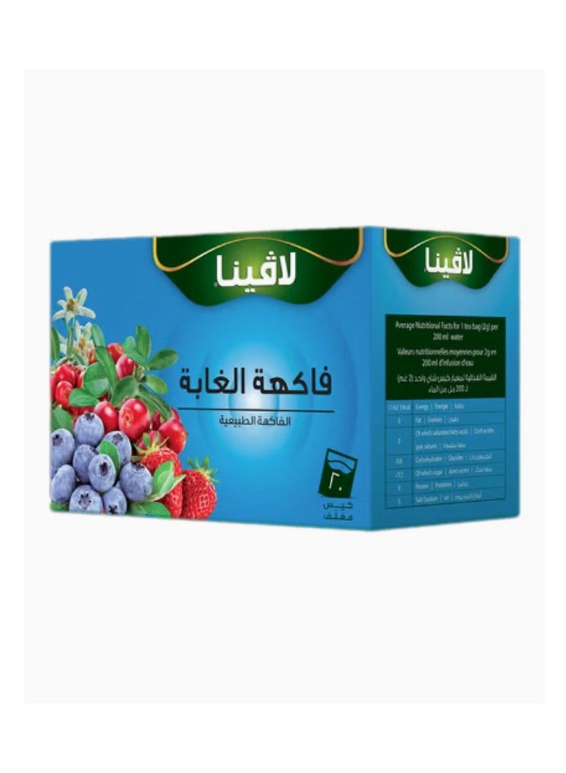 لافينا فاكهة الغابة أعشاب طبيعية 20 كيس