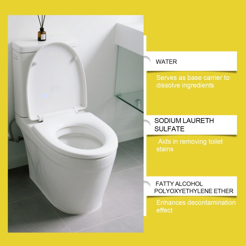 Jaysuing Lemongrass Toilet Cleaner Plant Extract Essence Fresh Scent Deep Cleaning Toilet Descaler And Deodorizer - Image 3