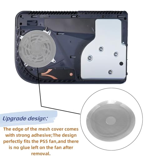 Ruimou 1Set PS5 Dust Protector Cover Kit (4pcs Dust Mesh Round Filter,7 Dust Plugs,1 Cleaning Brush)Compatible With PS5, PS5 Slim Game Console - Image 4