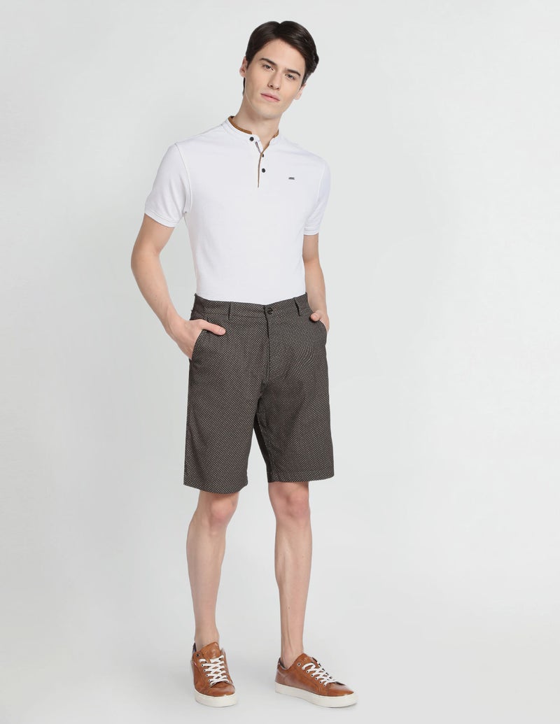 Arrow Autoflex Geometric Print Twill Shorts - Image 4