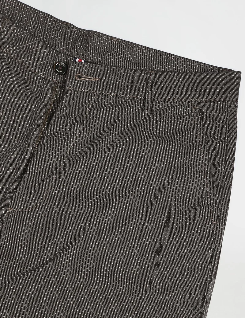 Arrow Autoflex Geometric Print Twill Shorts