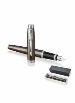 Y&D 1 Pack Fountain Pen, Dark Espresso, Medium Nib with Gift Box  - Image 1