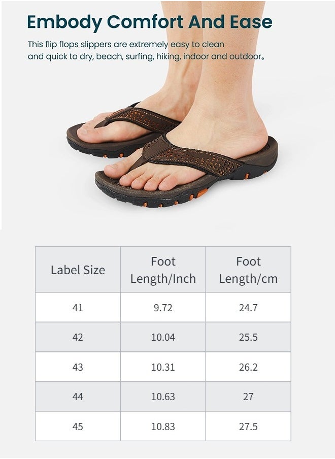ShebSheb - Flip-Flops for men  Comfort Thong Sandals for Outdoor beach - Image 1
