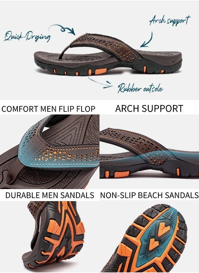 ShebSheb - Flip-Flops for men  Comfort Thong Sandals for Outdoor beach - Image 1