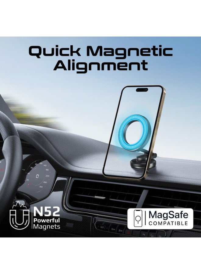 Promotex Promate MagHoop-HG MagGrip™ 360° Cradleless Foldable Magnetic Ring Smartphone Holder – Ultra-Slim Design with Strong Magnetic Grip, Full Rotation for Optimal Viewing Angles, Foldable Stand for Hands-Free Use, Compatible with Most Smartphones and Cases - Image 5