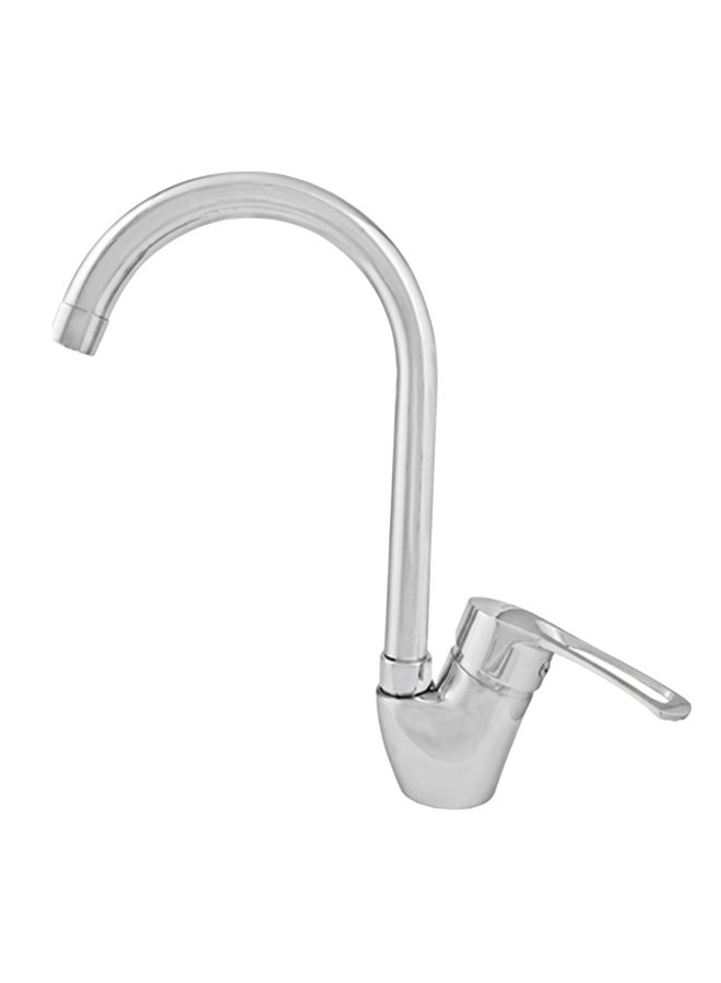 2PQ Zenith NFP-403 Deck-Mounted Kitchen Sink Mixer, Solid Brass, Chrome Finish