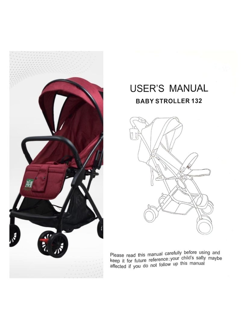 Baby Stroller Suitable For Newborn Folding And Easy To Carry, Assorted - Image 5