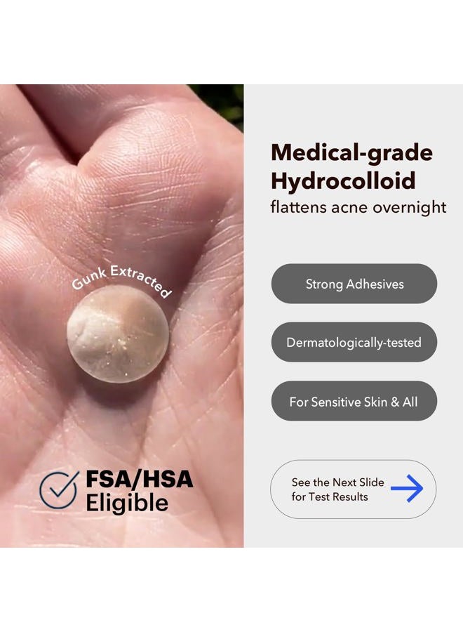 AVARELLE Acne Cover Patches, FSA HSA Eligible Hydrocolloid Pimple Patches for Face with Tea Tree Oil, Korean Skincare Zit Patches for Face | FSA HSA Store Eligible Items | Vegan, Cruelty-free - Image 2