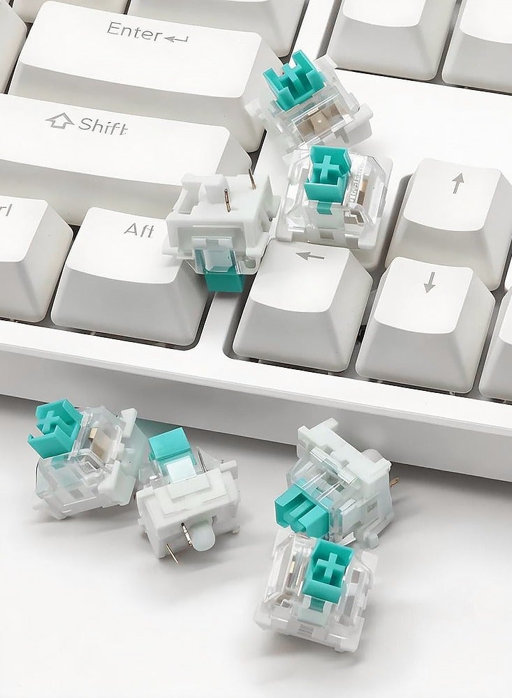 general 110pcs 3-pin Keyboard Switch Clicky Linear Tactile Dust-proof Green Switch RGB LED SMD Game Console With MX Switch Outemu Mechanical Keyboard Switch - Image 5